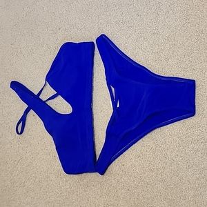 Blue Women's Bikini Set